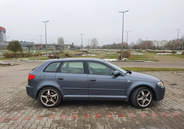 Audi A3 cena 14000 przebieg: 220000, rok produkcji 2007 z Gdańsk małe 79